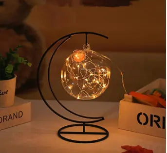 Kreatív LED éjszakai fény kívánságüveg parafa díszítéssel