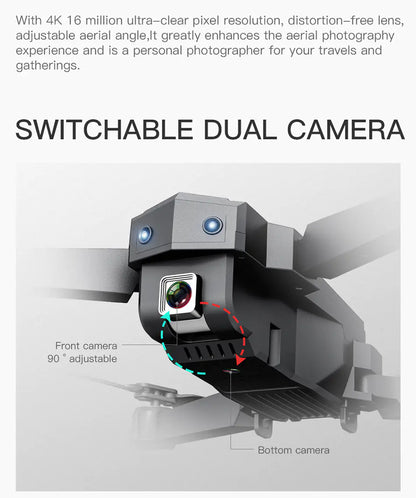 Mini 4K HD Foldable Drone with Remote Control