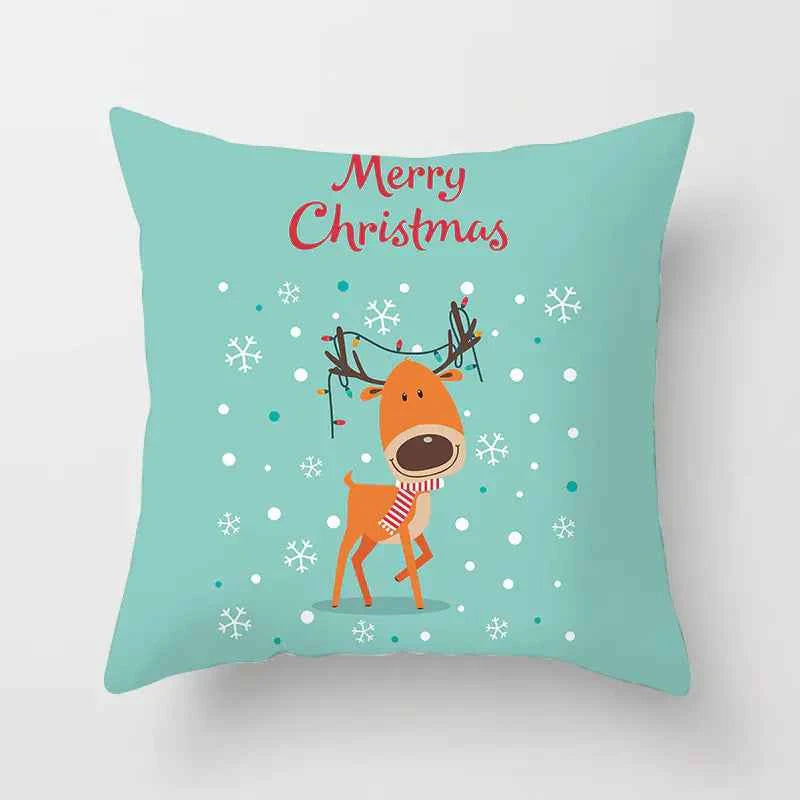 Christmas Cartoon Pillowcase to Add a Festive Holiday Touch