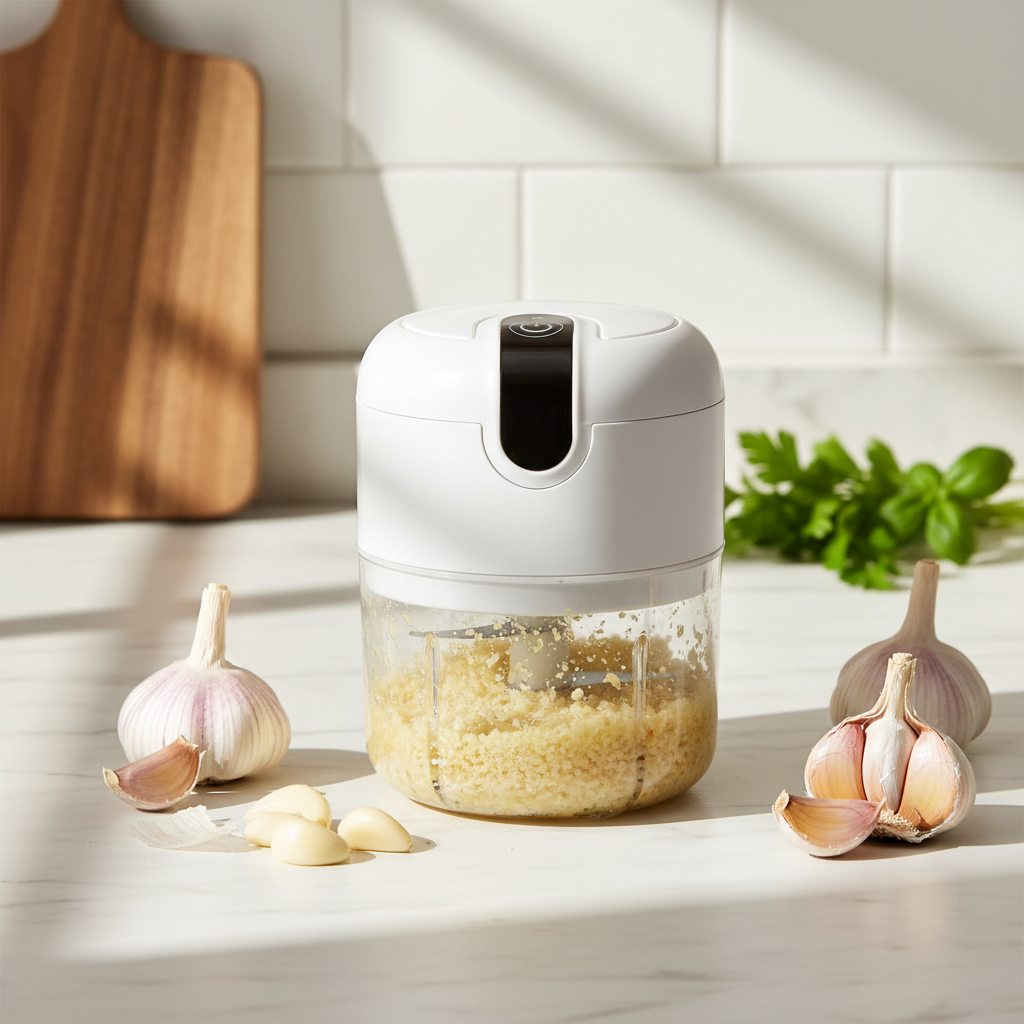 Electric Garlic Cutter - Kitchen Utensil Gadget