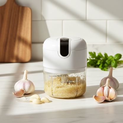 Electric Garlic Cutter - Kitchen Utensil Gadget