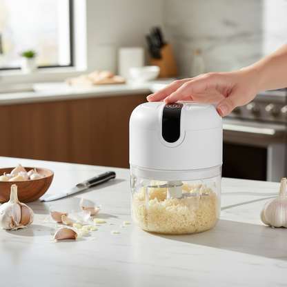 Electric Garlic Cutter - Kitchen Utensil Gadget