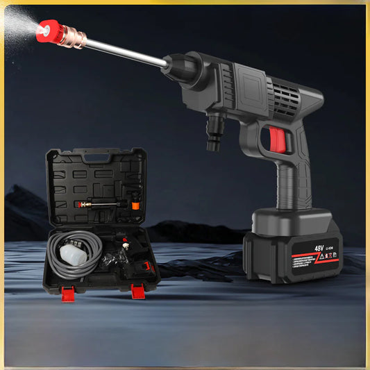 Nagynyomású, hordozható vezeték nélküli autómosó pisztoly