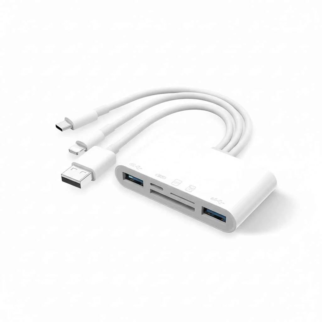 Type-c Mobile Phone Tablet SDTF Camera Memory Card Reader USBOTG Adapter Cable