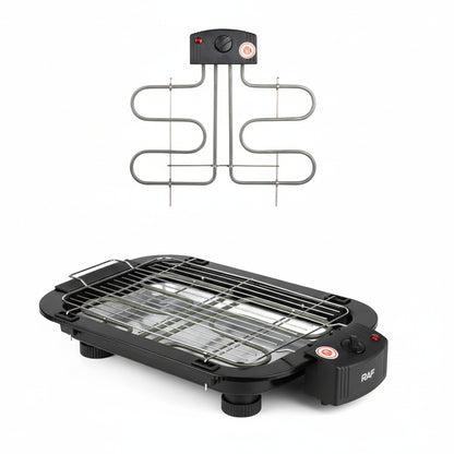 Electric BBQ Grill for Home and Outdoor Use