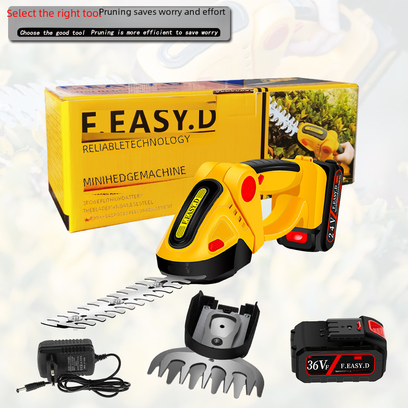 Cordless Electric Hedge Trimmer for Garden Pruning