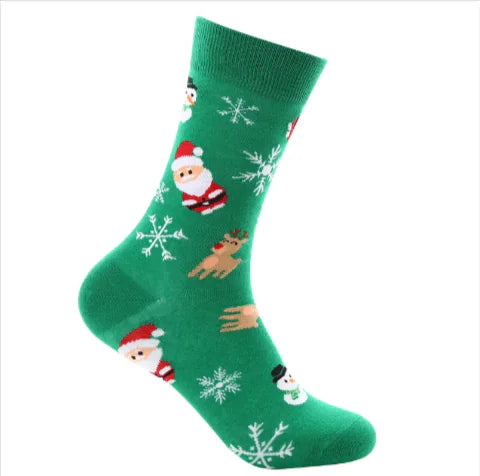Unisex Christmas Cotton Socks