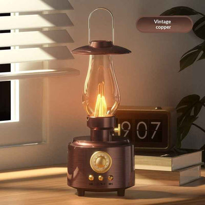 Retro Kerosene Bluetooth Speaker Night Light