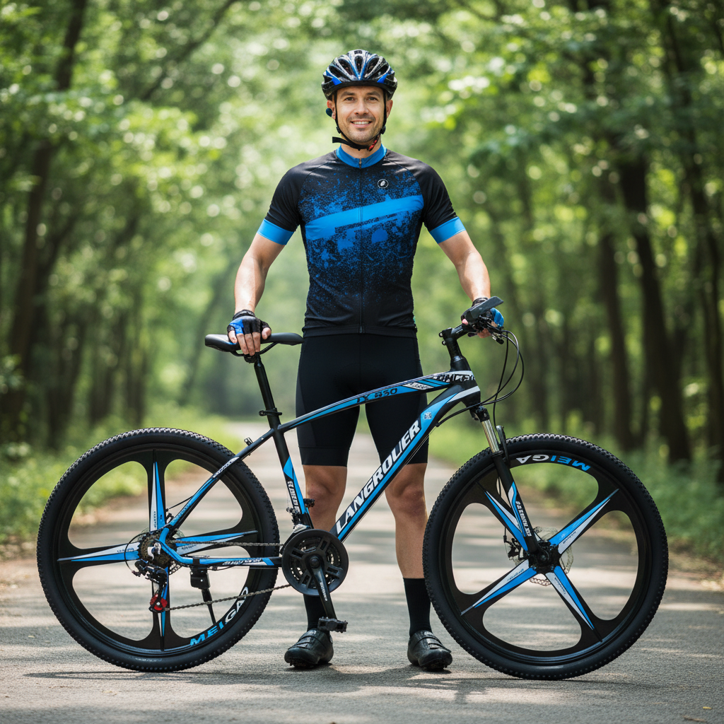 Lengéscsillapító terepkerékpár változó sebességgel