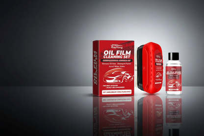 Car Windshield Cleaner Set with Crystal Clear Solution (One Set)