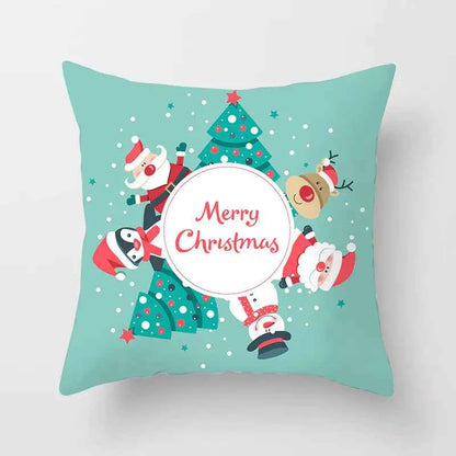 Christmas Cartoon Pillowcase to Add a Festive Holiday Touch