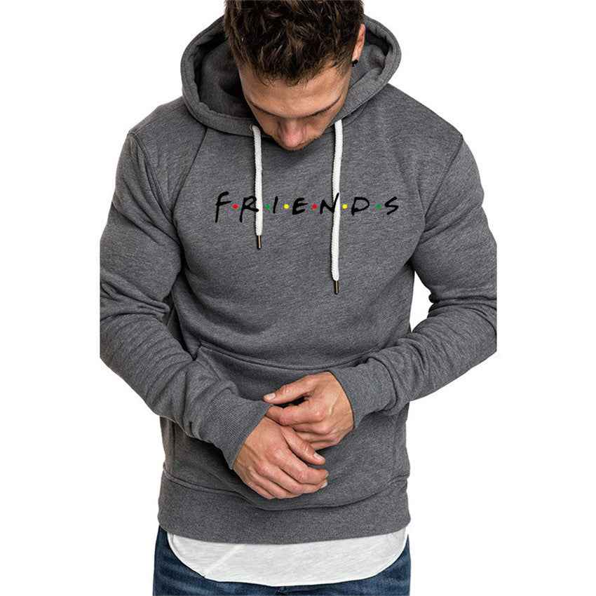 Hoodie with FRIENDS Print - Trendy Pullover