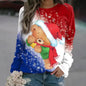 3D Digital Printed Christmas Women's Snowman Sweater