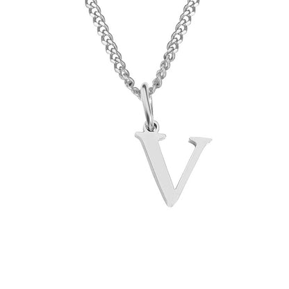 14K Stainless Steel Necklace with 26 Letters