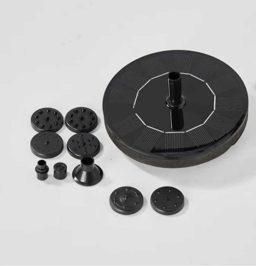 Outdoor Solar Fish Pond Oxygenating Fountain Decor
