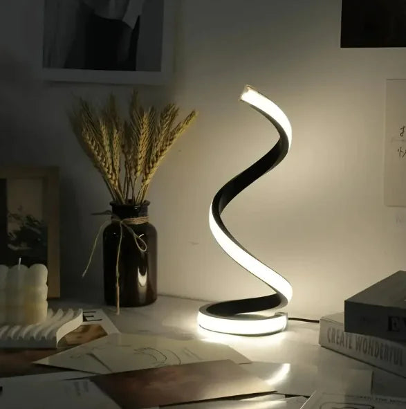 LED spirál asztali lámpa