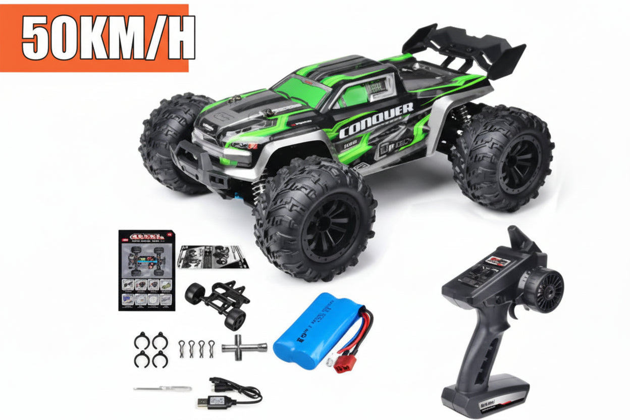 Control Car 1:16 RC Off-Road Truck with LED Lights