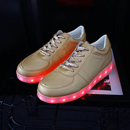 Colorful LED Light-Up Sneakers, Casual Style