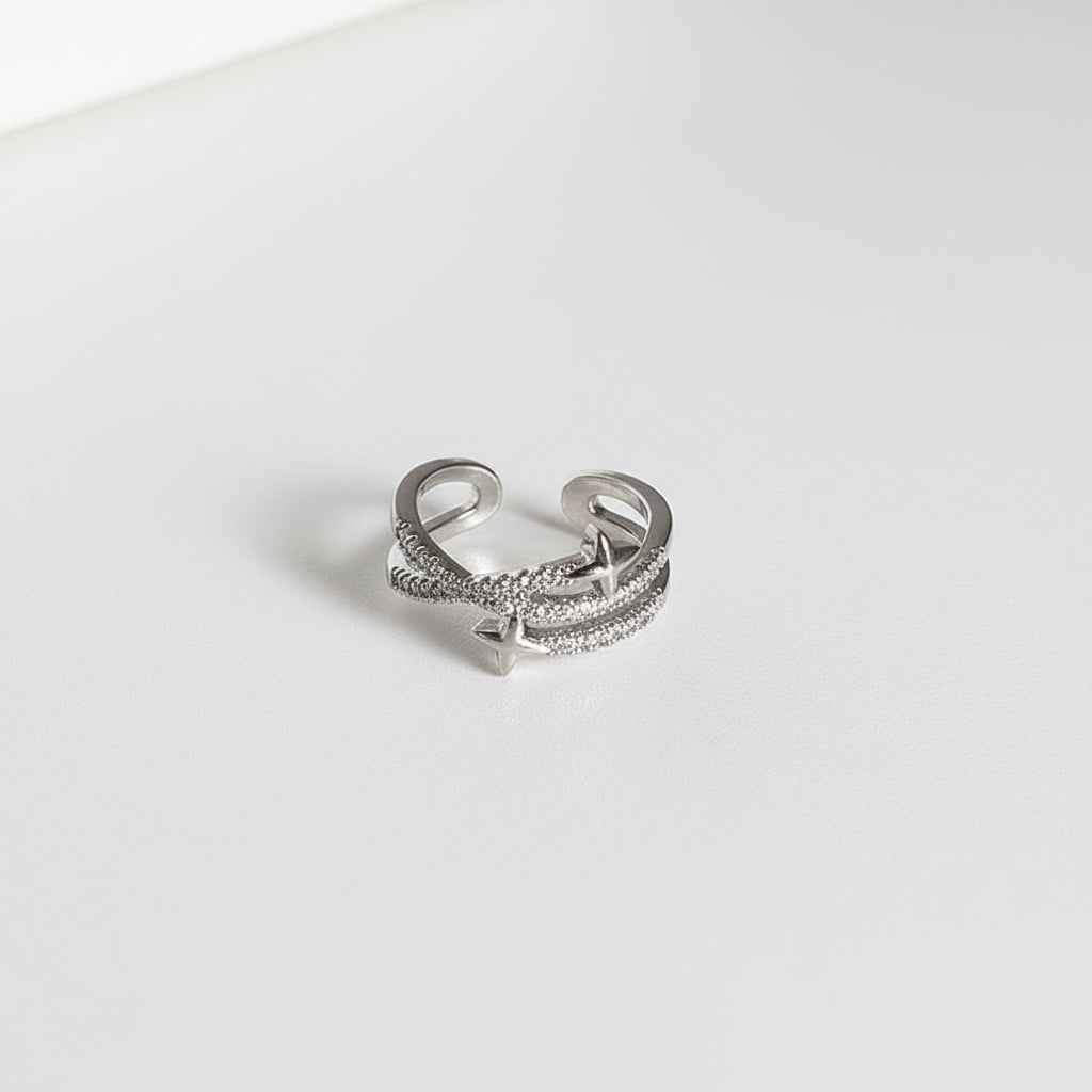 Exquisite Zircon Cross  Ring for Women