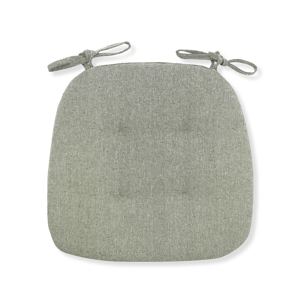 Summer Thick Cotton Linen Chair Cushion for Home Use