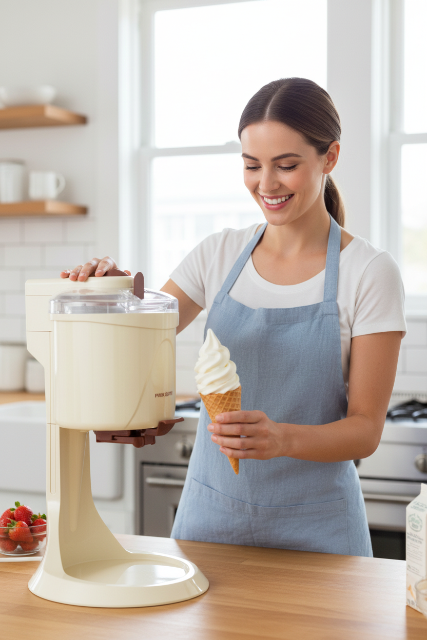 Ice Cream Maker Machine