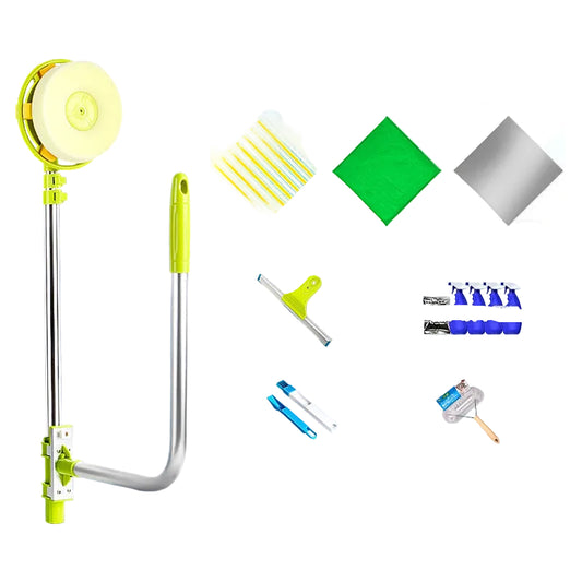 Window Cleaning Tool with Extendable Double-Sided Design