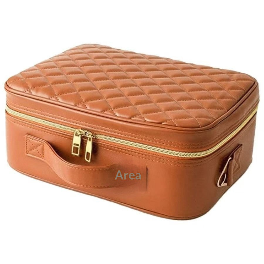 Premium Travel Makeup Bag with LED Mirror