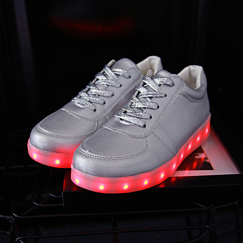 Colorful LED Light-Up Sneakers, Casual Style