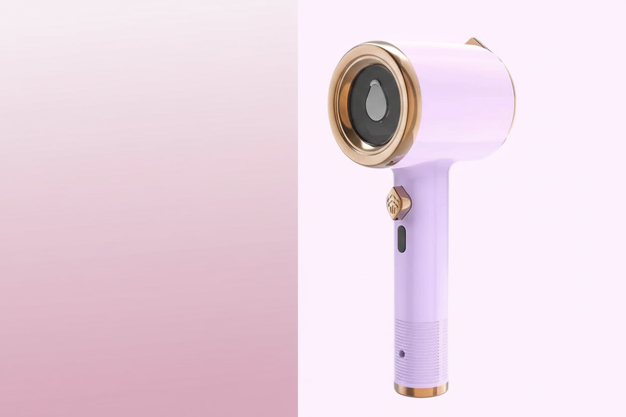 Handheld Fabric Steam Iron with Dual Wet/Dry Function