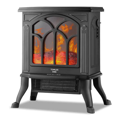 3D Realistic Flame Electric Fireplace Heater for Home