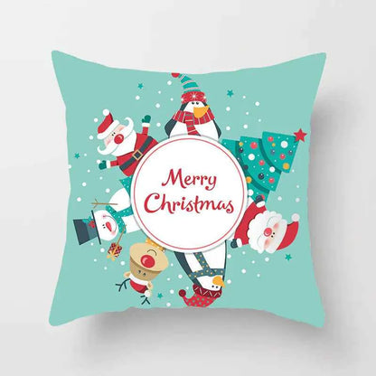Christmas Cartoon Pillowcase to Add a Festive Holiday Touch