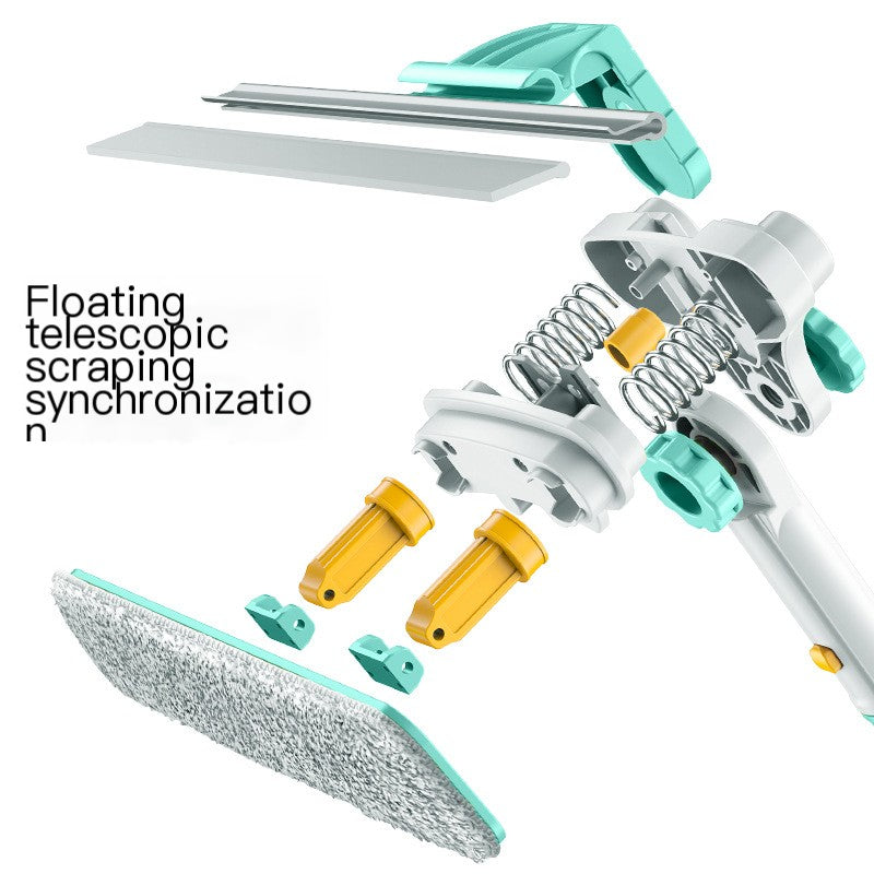 Window Cleaning Tool with Extendable Double-Sided Design