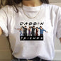 Friends TV Show Classic Letter Print T-Shirt