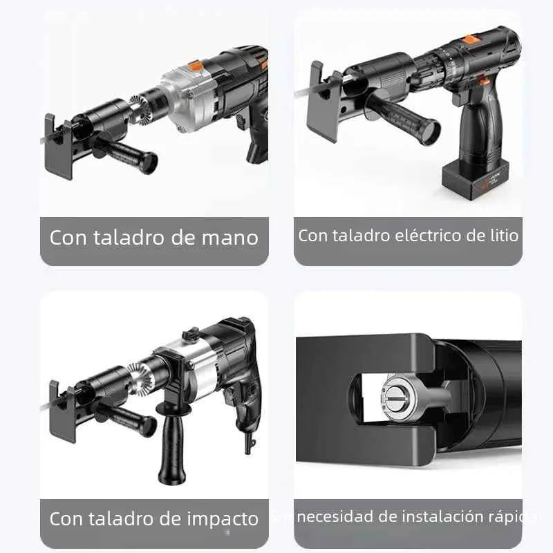 Electric Drill to Reciprocating Saw Conversion Head