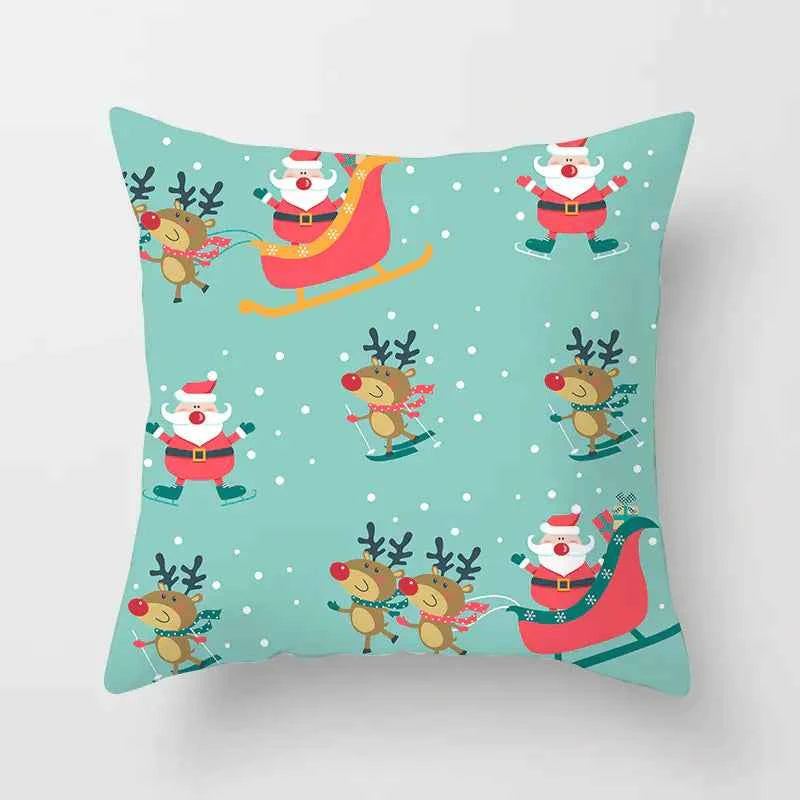 Christmas Cartoon Pillowcase to Add a Festive Holiday Touch