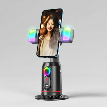 Q02 Smart 360° AI élő videókövető gimbal stabilizátor