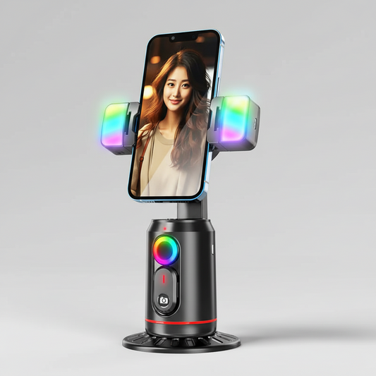 Q02 Smart 360° AI élő videókövető gimbal stabilizátor