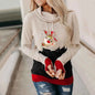 Christmas Hoodie Sweatshirt with Long Sleeves