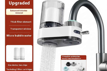 Telepítés nélküli csapra szerelhető víztisztító