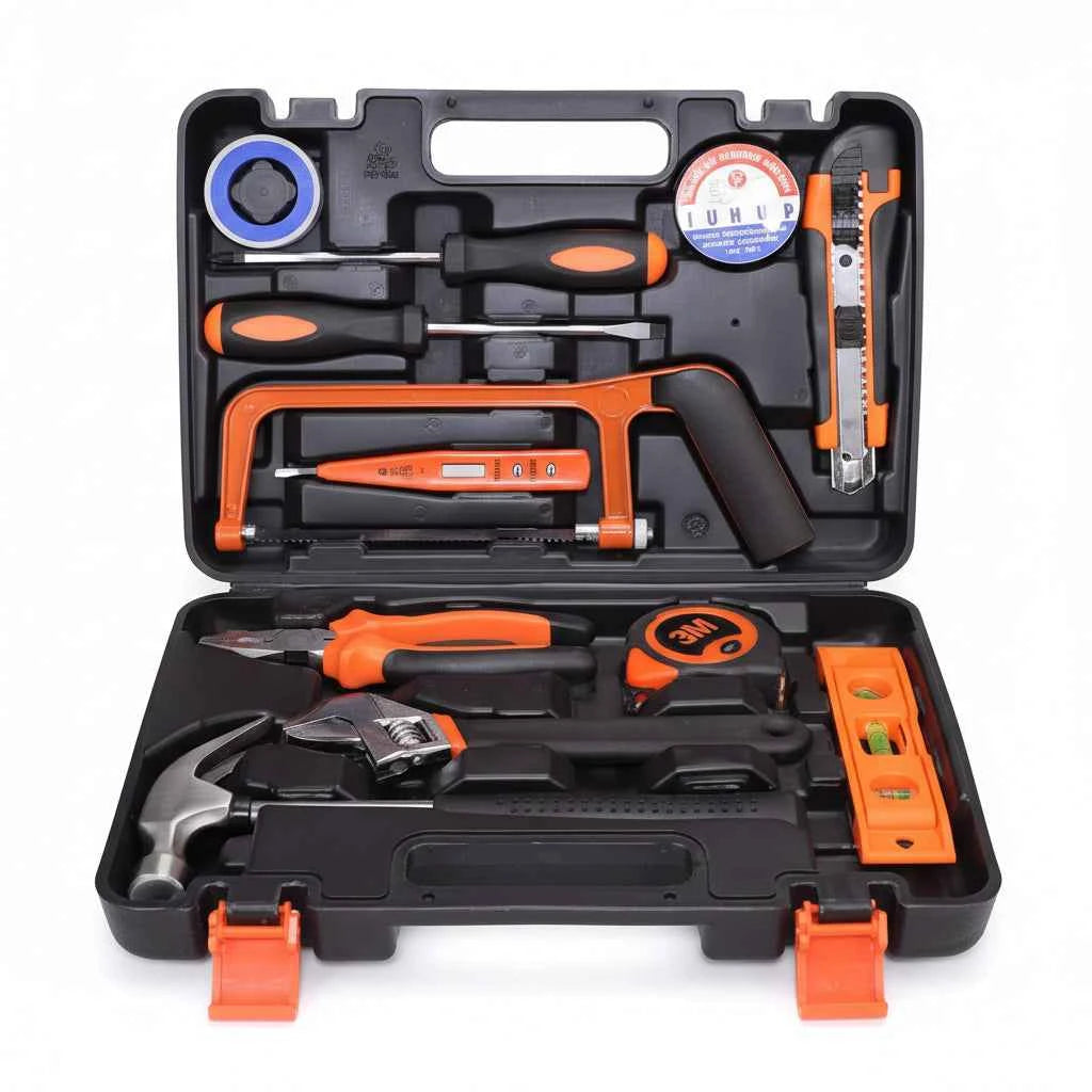 Automotive Repair Tool Set with Wrenches and Accessories