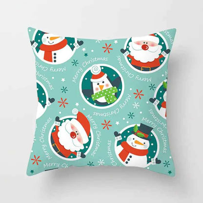 Christmas Cartoon Pillowcase to Add a Festive Holiday Touch