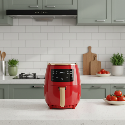 220V Smart 4.5L Multifunctional Air Fryer for Home Cooking