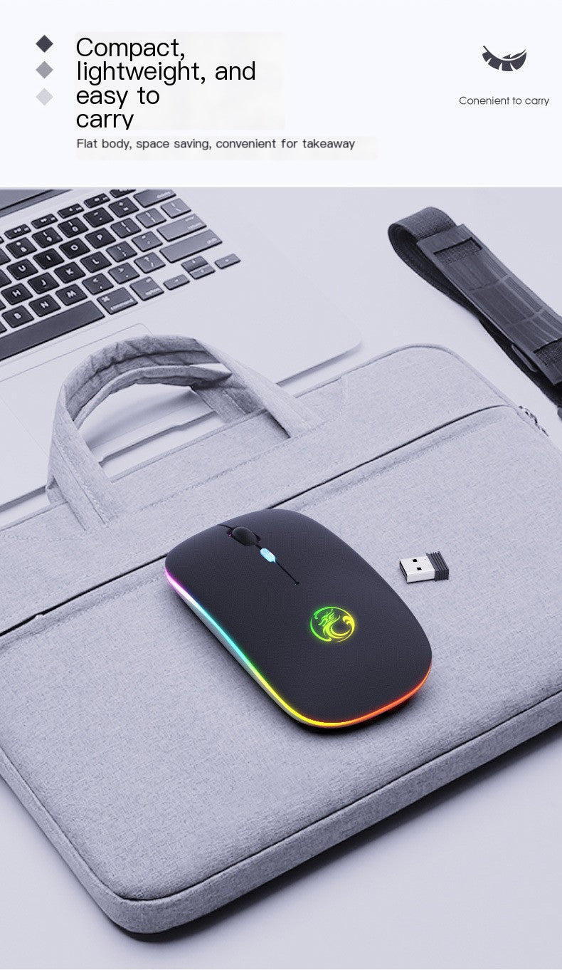 IMICE Wireless Silent Mouse with Dual Mode Charging
