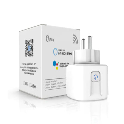 Intelligens WIFI aljzat AI hangvezérléssel és teljesítménymérővel