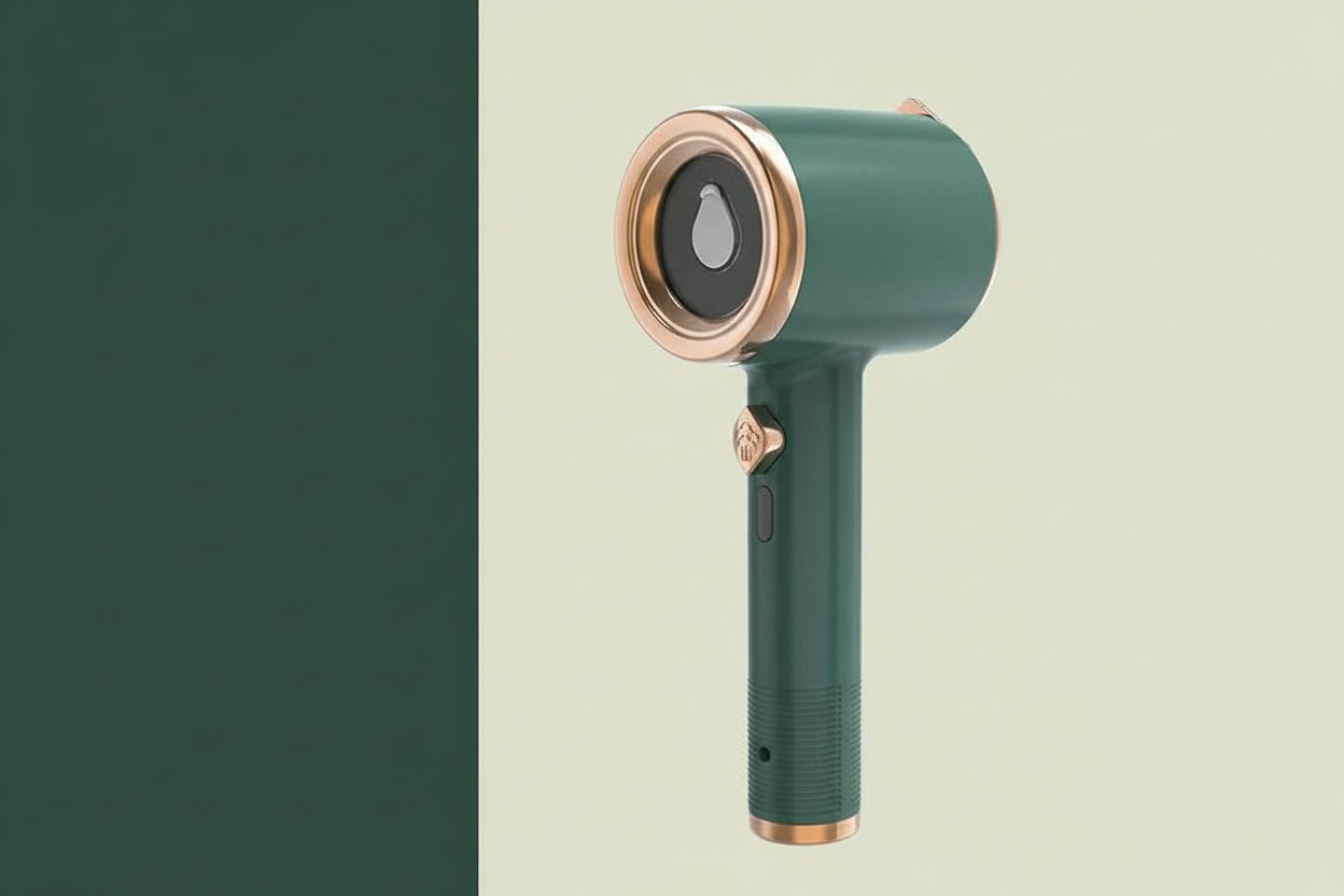 Handheld Fabric Steam Iron with Dual Wet/Dry Function