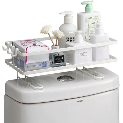 Wall-Mounted Toilet Storage Rack for Bathroom Organization