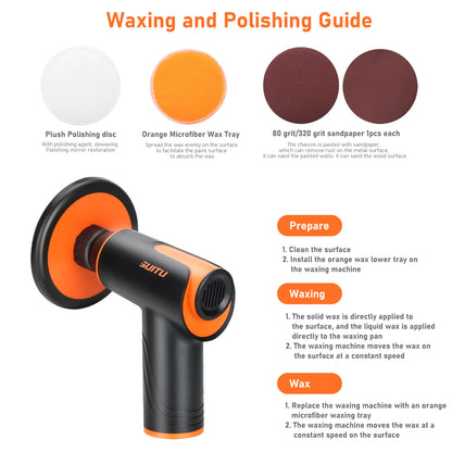 Wireless Lithium Battery Car Polishing Machine (Multi-Function)