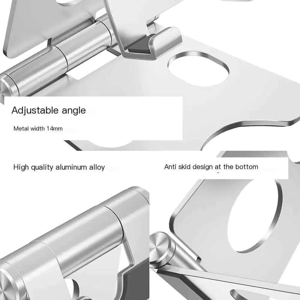 Portable Aluminum Double-Fold Tablet Stand