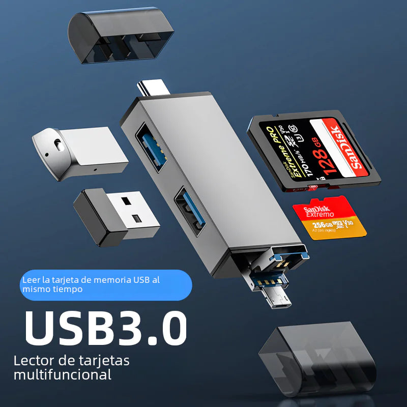 OTG Multi-Function Type-C Card Reader for Android