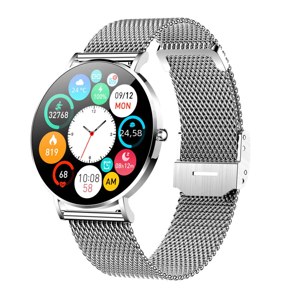 T8 Smartwatch with AMOLED Display for Women
